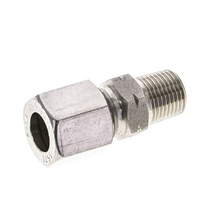 1/8'' NPT Außengewinde x 8LL Gerader Schneidring aus Edelstahl 100 Bar DIN 2353