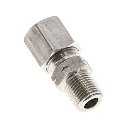 1/8'' NPT Außengewinde x 8LL Gerader Schneidring aus Edelstahl 100 Bar DIN 2353