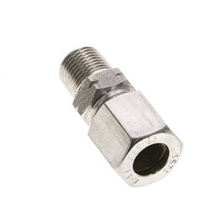 1/8'' NPT Außengewinde x 8LL Gerader Schneidring aus Edelstahl 100 Bar DIN 2353