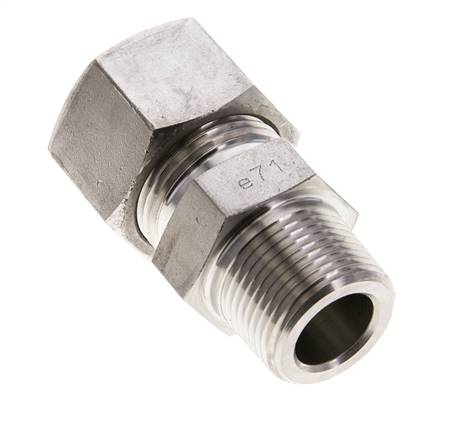 3/4'' NPT Außengewinde x 20S Gerader Schneidring aus Edelstahl 400 Bar DIN 2353