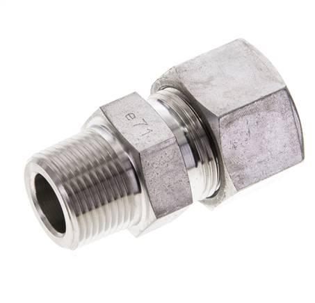 3/4'' NPT Außengewinde x 20S Gerader Schneidring aus Edelstahl 400 Bar DIN 2353