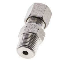 3/8'' NPT Außengewinde x 8S Gerader Schneidring aus Edelstahl 630 Bar DIN 2353