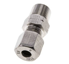 3/8'' NPT Außengewinde x 8S Gerader Schneidring aus Edelstahl 630 Bar DIN 2353