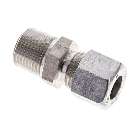 3/8'' NPT-Außengewinde x 10L Edelstahl-Schneidring gerade 315 Bar DIN 2353