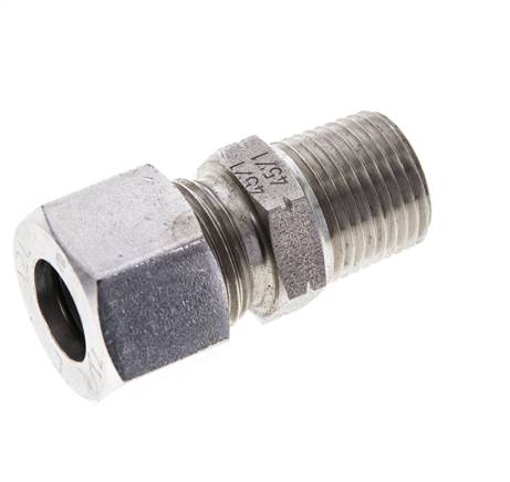 3/8'' NPT Außengewinde x 12L Edelstahl gerade Schneidring 315 Bar DIN 2353