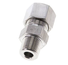 3/8'' NPT Außengewinde x 12S Gerader Schneidring aus Edelstahl 630 Bar DIN 2353