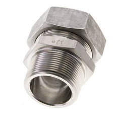 1 1/2'' NPT-Außengewinde x 42L Edelstahl-Schneidring gerade 160 bar DIN 2353