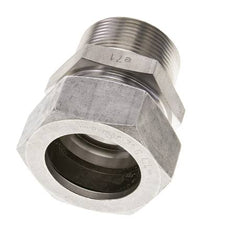 1 1/2'' NPT-Außengewinde x 42L Edelstahl-Schneidring gerade 160 bar DIN 2353