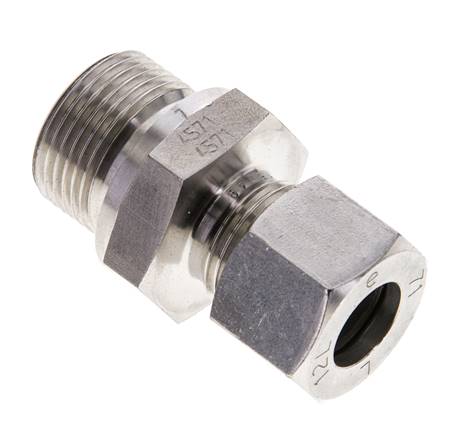 M22x1,5 Außengewinde x 12L Edelstahl gerade Schneidring 315 Bar DIN 2353