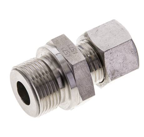 M22x1,5 Außengewinde x 12L Edelstahl gerade Schneidring 315 Bar DIN 2353