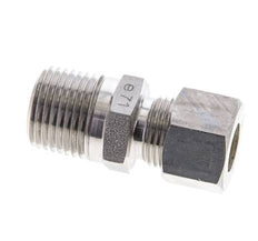 1/2'' NPT-Außengewinde x 12L Edelstahl-Kompressionsverschraubung 315 Bar DIN 2353