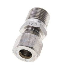 1/2'' NPT-Außengewinde x 12L Edelstahl-Kompressionsverschraubung 315 Bar DIN 2353
