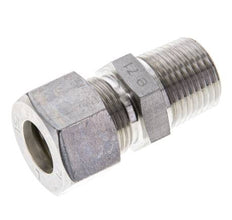 1/2'' NPT-Außengewinde x 15L Edelstahl-Kompressionsverschraubung 315 Bar DIN 2353