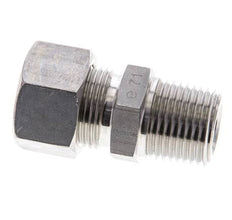 1/2'' NPT-Außengewinde x 15L Edelstahl-Kompressionsverschraubung 315 Bar DIN 2353