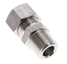 1/2'' NPT-Außengewinde x 15L Edelstahl-Kompressionsverschraubung 315 Bar DIN 2353