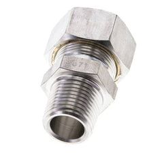1/2'' NPT-Außengewinde x 18L Edelstahl-Kompressionsverschraubung 315 Bar DIN 2353