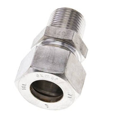 1/2'' NPT-Außengewinde x 18L Edelstahl-Kompressionsverschraubung 315 Bar DIN 2353