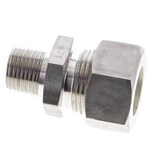 1/2'' NPT-Außengewinde x 22L Edelstahl-Verschraubung mit gerader Kompression 160 bar DIN 2353