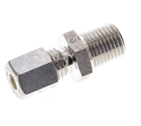 1/4'' NPT Außengewinde x 6L Edelstahl Verschraubung 315 Bar DIN 2353