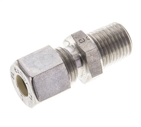 1/4'' NPT Außengewinde x 8L Edelstahl Verschraubung 315 Bar DIN 2353
