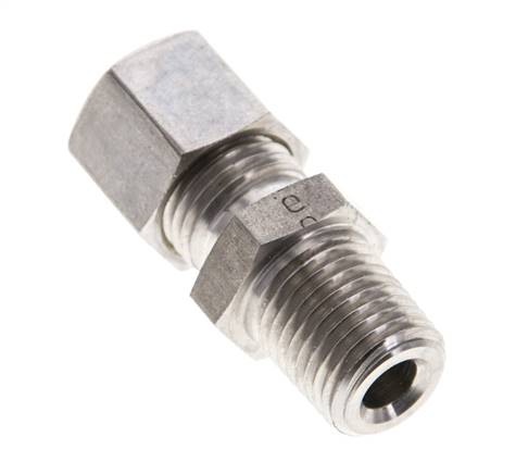 1/4'' NPT Außengewinde x 8L Edelstahl Verschraubung 315 Bar DIN 2353