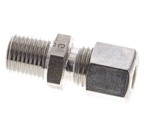 1/4'' NPT Außengewinde x 8L Edelstahl Verschraubung 315 Bar DIN 2353