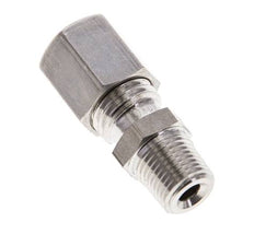 1/8'' NPT-Außengewinde x 6L Edelstahl-Kompressionsverschraubung 315 Bar DIN 2353