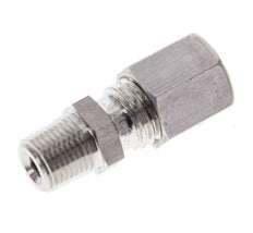 1/8'' NPT-Außengewinde x 6L Edelstahl-Kompressionsverschraubung 315 Bar DIN 2353