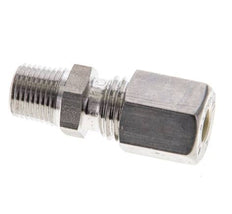 1/8'' NPT-Außengewinde x 6L Edelstahl-Kompressionsverschraubung 315 Bar DIN 2353