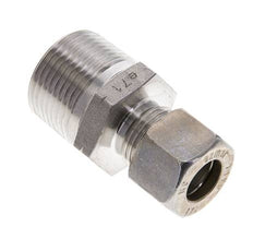 3/4'' NPT-Außengewinde x 12L Edelstahl-Kompressionsverschraubung 315 Bar DIN 2353