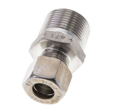 3/4'' NPT-Außengewinde x 12L Edelstahl-Kompressionsverschraubung 315 Bar DIN 2353