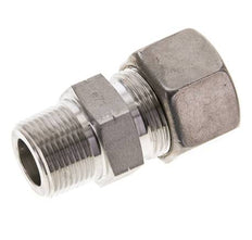 3/4'' NPT-Außengewinde x 20S Edelstahl-Kompressionsverschraubung gerade 400 bar DIN 2353