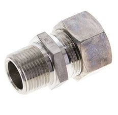 3/4'' NPT-Außengewinde x 22L Edelstahl-Kompressionsverschraubung gerade 160 bar DIN 2353