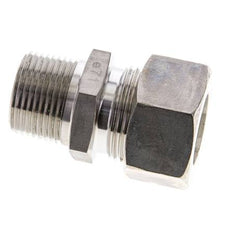 3/4'' NPT-Außengewinde x 22L Edelstahl-Kompressionsverschraubung gerade 160 bar DIN 2353