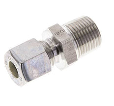 3/8'' NPT Außengewinde x 8L Edelstahl Verschraubung 315 Bar DIN 2353