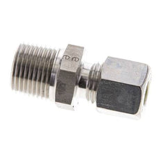 3/8'' NPT Außengewinde x 8L Edelstahl Verschraubung 315 Bar DIN 2353