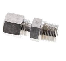 3/8'' NPT-Außengewinde x 8S Edelstahl-Kompressionsverschraubung 630 bar DIN 2353