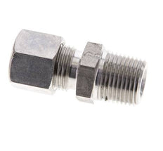 3/8'' NPT Außengewinde x 10L Edelstahl Verschraubung 315 Bar DIN 2353