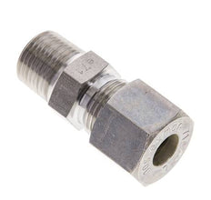 3/8'' NPT-Außengewinde x 10S Edelstahl-Kompressionsverschraubung 630 bar DIN 2353