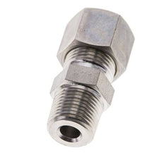 3/8'' NPT-Außengewinde x 10S Edelstahl-Kompressionsverschraubung 630 bar DIN 2353