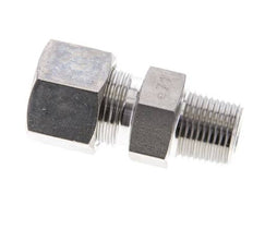 3/8'' NPT-Außengewinde x 12S Edelstahl-Kompressionsverschraubung 630 bar DIN 2353