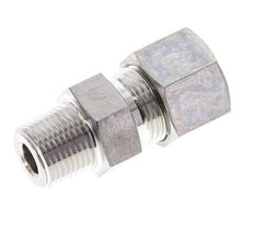 3/8'' NPT-Außengewinde x 12S Edelstahl-Kompressionsverschraubung 630 bar DIN 2353