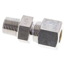 3/8'' NPT-Außengewinde x 12S Edelstahl-Kompressionsverschraubung 630 bar DIN 2353