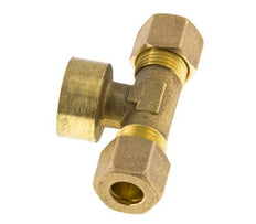 G 1/2'' x 10mm Messing T Kompression Fitting 95 Bar DIN EN 1254-2