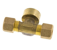 G 1/2'' x 10mm Messing T Kompression Fitting 95 Bar DIN EN 1254-2