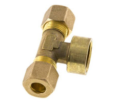 G 1/2'' x 10mm Messing T Kompression Fitting 95 Bar DIN EN 1254-2