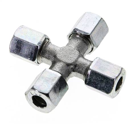 6LL Verzinkter Stahl-Querschneidering 100 bar DIN 2353