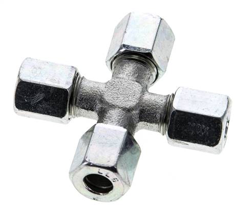 6LL Verzinkter Stahl-Querschneidering 100 bar DIN 2353