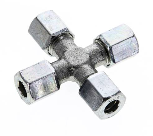 6LL Verzinkter Stahl-Querschneidering 100 bar DIN 2353