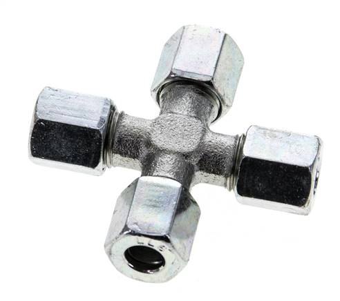 6LL Verzinkter Stahl-Querschneidering 100 bar DIN 2353